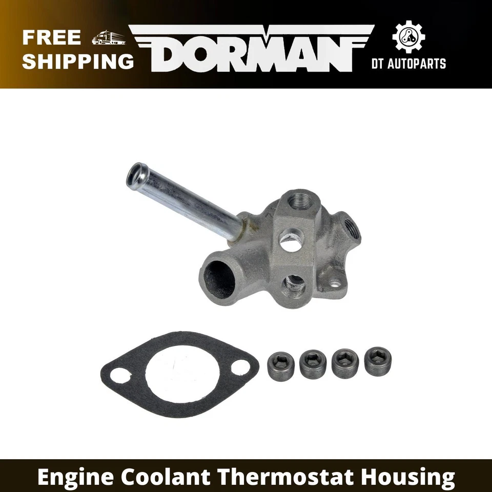 For 1974-1977 Mercury Capri 2.8L V6  Dorman Engine Coolant Thermostat Housing - Image 1 of 4