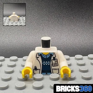 Lego New Minifigure Torso Doctor Scientist Lab Coat Pocket Hospital White Shirt - Picture 1 of 4