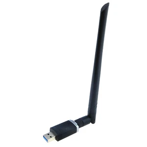 USB3.0 WiFi Adapter Dual Band AC 867Mbps 5dBi Antenna Laptop PC Wireless Network - Picture 1 of 8