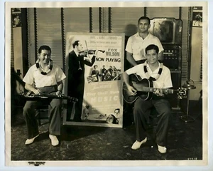 PHOTOGRAPH - ELECTRIC STEEL LAP GUITAR MUSICAL DUO 1939 - Picture 1 of 1