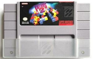TOP TETRIS 2 ORIGINAL VINTAGE SUPER NINTENDO SNES VIDEOSPIEL CARTRIDGE - Bild 1 von 3