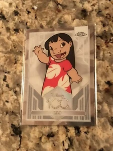 TARJETA BASE LILO # 35 DISNEY TOPPS CROMADA 100 - Imagen 1 de 2