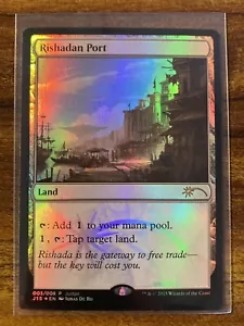 MTG✨RISHADAN PORT FOIL Judge Gift Promo✨DCI MINT RARE Land 2015 Ro Art UNPLAYED - Picture 1 of 8