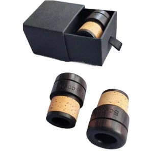 Östliche Musik Alt Tenorsaxophon Verwendung Ebenholz Holz Hals Endstecker Kappe Stopper - Bild 1 von 12