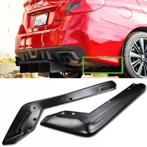 Unpainted For Subaru WRX STI 4th H Side Rear Bumper Lip Splitter Spoiler 2021 - Picture 1 of 11