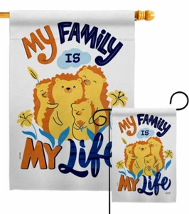 My Family Life Garten Flagge Sweet Home Ausdruck Deko Hof Haus Banner - Bild 1 von 17