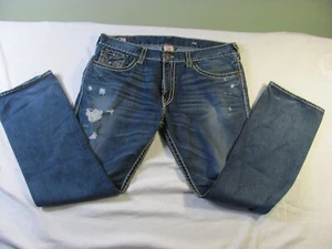 TRUE RELIGION HERRENJEANS RICKY SUPER T RN#112790 CA#30427 GR. 42-34 DISTRESSED - Bild 1 von 22