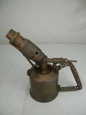 ancienne lampe à souder chalumeau FJ Paris outil antique french tool blowtorch - Photo 1/4