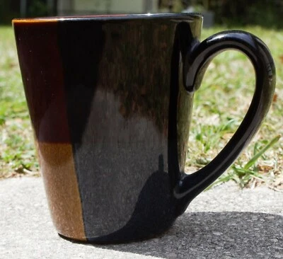 4 - Juego de tazas de café multicolor con platos ONEIDA Cubism - Nuevas Foto 1 de 4