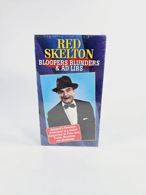 Red Skelton Bloopers Blunders Ad Libs VHS 1995 SEALED NEW - Image 1 of 3