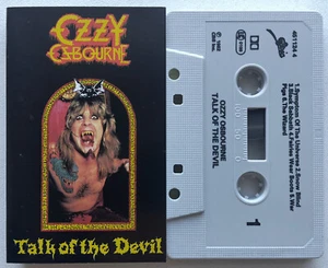 OZZY OSBOURNE - TALK OF THE DEVIL (EPIC 4511244) 1980s EUROPE CASSETTE TAPE NUM - Picture 1 of 3