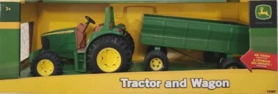 Tomy John Deere 8" Tractor w/ Flare Box Wagon #37163 - NIB!!! - Image 1 of 4