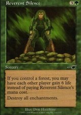X4 Reverent Silence Nemesis Light Play LP MTG Magic DNA GAMES