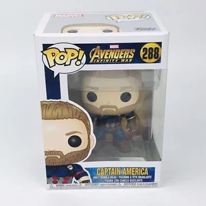 Funko Pop Marvel Avengers Infinity War 288 Captain America NM w Soft Protector - Picture 1 of 5