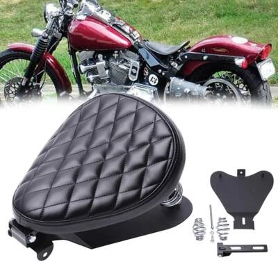 Motorcycle Bobber Chopper Solo Seat Kit Universal For Harley Sportster Suzuki US - Image 1 of 4