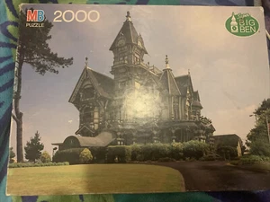 Milton Bradley 2000 Piece Puzzle Carson House Eureka CA Super Big Ben - Picture 1 of 8