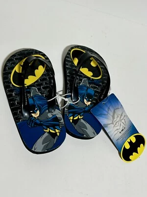 Sandalias Batman Chanclas Zapatos DC Comic 40301 Jóvenes Niños Talla 9 Nuevas con Etiqueta Nuevas con Etiquetas Foto 1 de 4