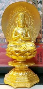 Dainichi Nyorai B, alloy, height 15cm, Buddhist art, Buddha statue by Shoun Maki - Picture 1 of 12