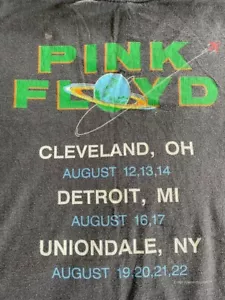 VTG Pink Floyd 1988 Tour Concert T-Shirt Original Single Stitch Vintage Band M - Picture 1 of 10