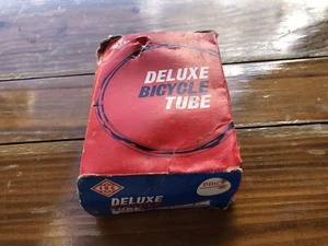 New Vintage IRC Deluxe 27" x  1-1/8 - 1-1/4"  Bike Bicycle Inner Tube - Picture 1 of 7