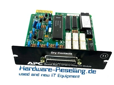 APC AP9610 Relè I/O Modulo Smartslot Mappa - Immagine 1 di 4