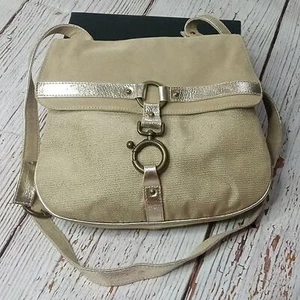 Bata And More Made In Italy Suede Back Brown Shoulder Bag - Picture 1 of 5