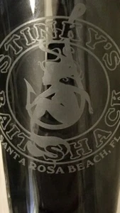 Stinky’s Fish Camp Bait Shack Beer Glass Santa Rosa Beach Florida - Picture 1 of 4