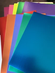 30 x 10 colours x 3 of each x A4 sheets 250gsm MIRROR BOARD BOLD card - Picture 1 of 5