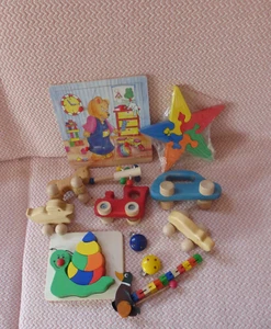 Kinder Kleinkinder Holzspielzeug Motorik 13 Stck. - Bild 1 von 1
