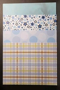 Papel para álbum de recortes 8,5 X 11 * Tema azul * 22 hojas - Imagen 1 de 9