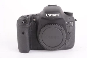 Canon EOS 7D 18.0 MP SC:19.9k Digital SLR Camera - Black (Body) #Z-10593 - Afbeelding 1 van 10