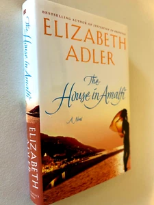 THE HOUSE IN AMALFI By Elizabeth Adler SIGNED Hardcover w Dust Jacket - Picture 1 of 4