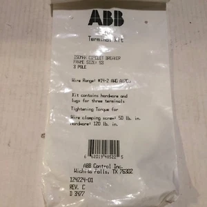 ABB ISOMAX K3TA Lug Kit S3 2-14 AWG 3 Lugs New Sealed  - Picture 1 of 2