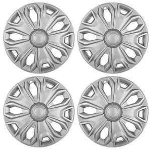 NEW Hubcaps Set for Ford Transit 150, 250, 350 2015-2024, Premium 16-inch Silver - Picture 1 of 6