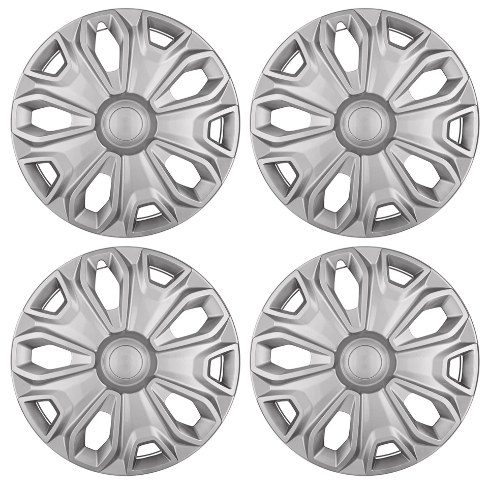 NEW Hubcaps Set for Ford Transit 150, 250, 350 2015-2024, Premium 16-inch Silver - Image 1 of 4