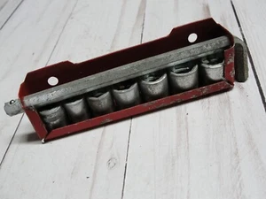 Antik 30er Jahre Innensechskant 9 tlg Set Innensechskant Metallkoffer Werkzeugkasten kompakt Japan - Bild 1 von 7