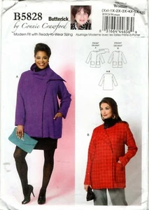 Butterick Sewing Patter B5828 Connie Crawford Misses/ Women's Jacket Size XXL-6L - Picture 1 of 2
