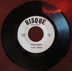 Rare 1967 Autry Inman Niteclubbin Risque 103 Nudist Marriage 45rpm Adults Only - Imagen 1 de 3