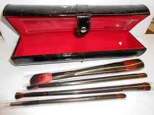 YBF Your Best Friend Double Ended Brush Set with Mirrored Black Carry Case - Picture 1 of 4