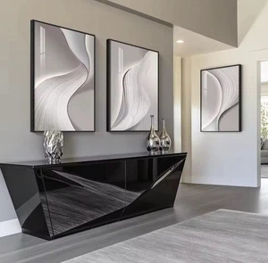 Large Framed Modern Minimalist Bright Style Prints Wall Paintings Artwork - Picture 1 of 4