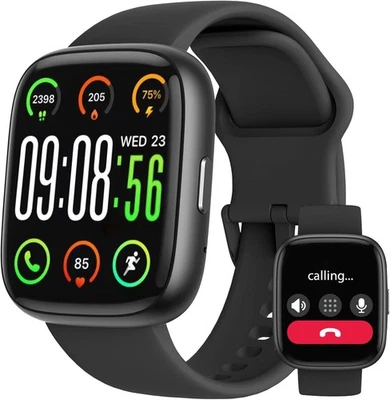 Smart Watch for Women Men Alexa Built in Fitness Tracker Bluetooth Heart Rate - Image 1 of 4