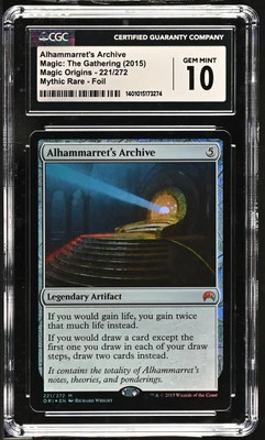ALHAMMARRET'S ARCHIVE Magic Origins Foil Mythic CGC 10 Gem Mint MTG [Nostalgium] - Image 1 of 2