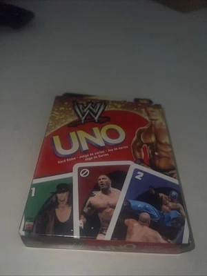RARE 2010 WWE WRESTLING UNO CARD GAME MATTEL WWF CENA MYSTERIO NEW SEALED ! - Image 1 of 4