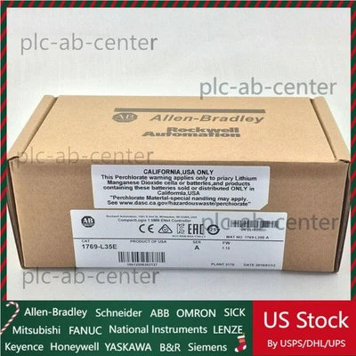 New AB 1769-L35E CompactLogix EtherNet Processor 1769L35E Free Ship US Free Tax - Image 1 of 2
