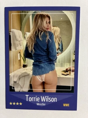 TORRIE WILSON WWE Raw Diva WRESTLING Custom ACEO Rookie Trading Card RC Sexy HOF - Image 1 of 2