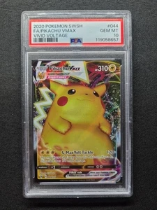 Pikachu VMAX #44 Vivid Voltage Sword and Shield PSA 10 - Bild 1 von 2