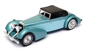 Matchbox Appx 10cm Long Y-17 - 1938 Hispano Suiza - 2-Tone Blue - Picture 1 of 5