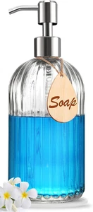 Dispensador de jabon 2025 con base silicona bomba acero inoxidable cocina baño - Picture 1 of 12