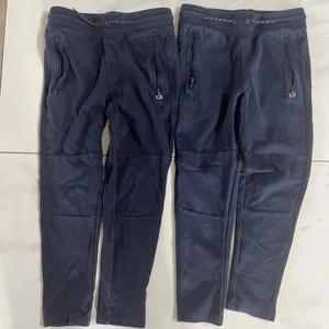 2x GapFit Boy's Tech Pants Jogger Blue Pull on Drawstring Active Play, Large 10 - Picture 1 of 7