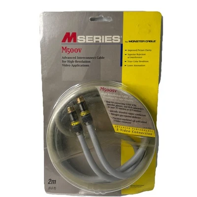MONSTER M SERIES M500V ADVANCED S-VIDEO INTERCONNECT CABLE  2M - Image 1 of 4